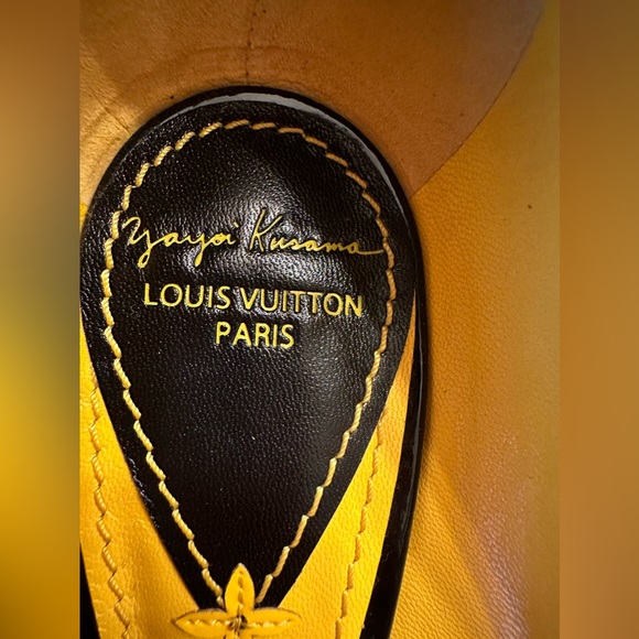 Authentic Louis Vuitton ULTRA RARE Limited Edition Kusama Yellow Polka Dot Heels - Picture 8 of 13
